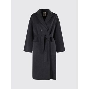 Semicouture Coat Woman Charcoal